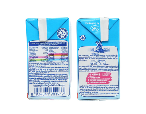 Thùng 48 Hộp Sữa Cô Gái Hà Lan Hương Dâu 110ml-01460810 Dutch Lady ảnh 5