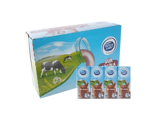 Thùng 48 Hộp Sữa Tươi Vị Socola Dutch Lady Cô Gái Hà Lan 180ml Dutch Lady ảnh 0
