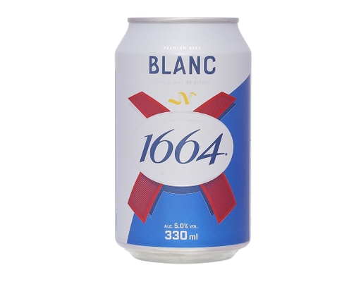 Bia Blanc 1664 Lon 330ml Blanc 1664 ảnh 1