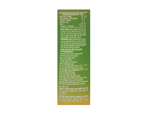 Trà Xanh Vị Chanh 350ml TH True Tea ảnh 2