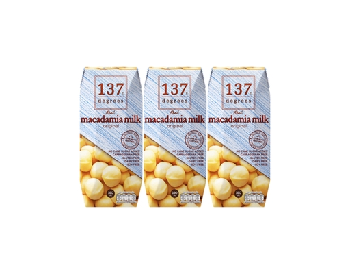 Sữa Hạt Mắc Ca Nguyên Chất - 3 x 180ml 137 Degrees ảnh 0