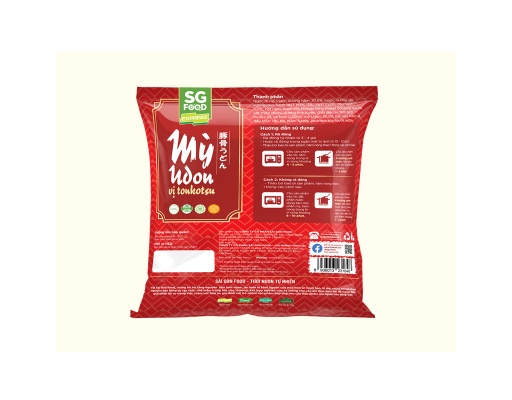 Mỳ Udon Vị Tonkotsu 400g SG Food ảnh 1