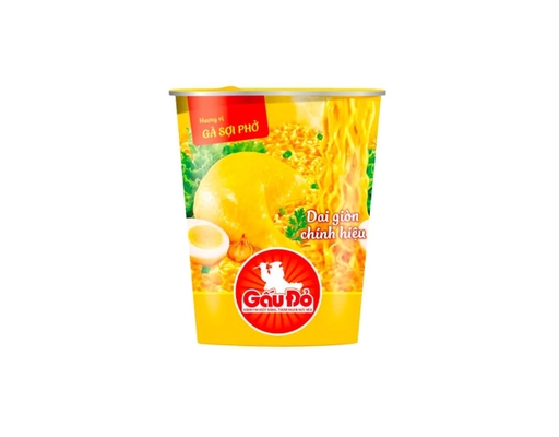 Thùng 24 Ly Mì Gà Sợi Phở Gấu Đỏ 65g - 09859463 Gấu Đỏ ảnh 1