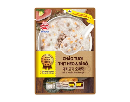 Thùng 20 Gói Cháo Thịt Heo Và Bí Đỏ 220G - 09859388 Otoki ảnh 0