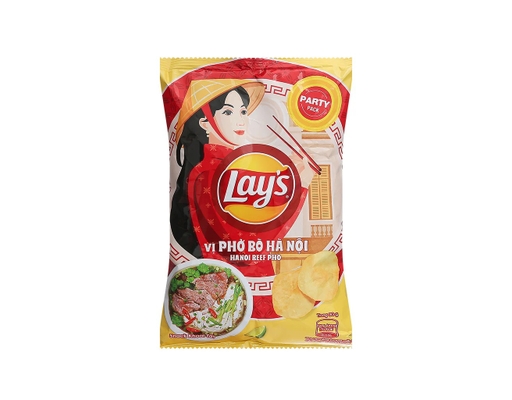 Snack Khoai Tây Vị Phở Bò Hà Nội 88g Lay'S ảnh 1