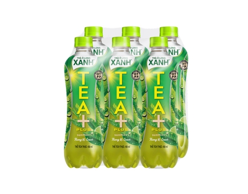 Thùng 24 Chai Trà Olong Xanh 450ml Tea Plus ảnh 2