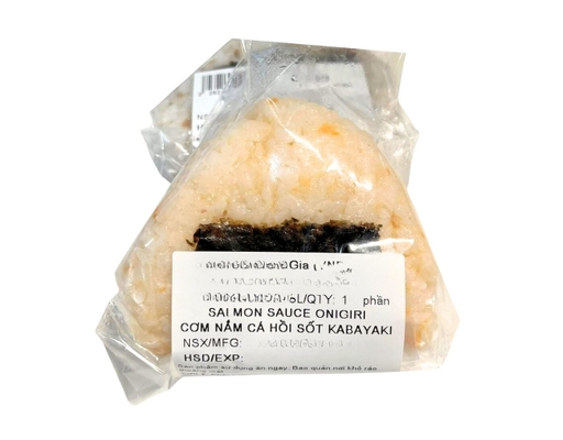 Cơm Nắm Cá Hồi Sốt Kabayaki 1 Cái AEON DELICA ảnh 1