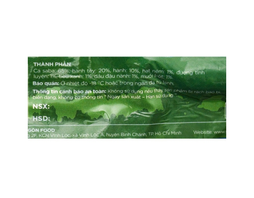 Cá Saba Tẩm Vị Tiêu Xanh 600-800g Sài Gòn Food ảnh 1