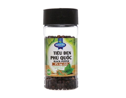 Tiêu Đen Phú Quốc Nguyên Hạt 50g Minh Hà ảnh 0