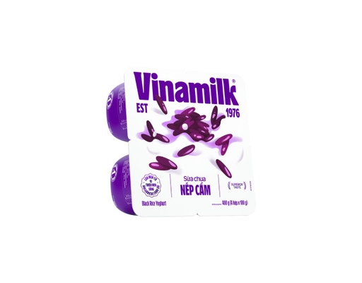 Lốc 4 Hộp Sữa Chua Ăn Nếp Cẩm Love Yogurt 100g Vinamilk ảnh 1