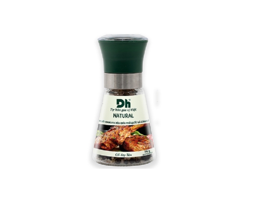 Muối Tiêu Lá Chanh Natural (Có Cối Xay) 70g DH Foods ảnh 0