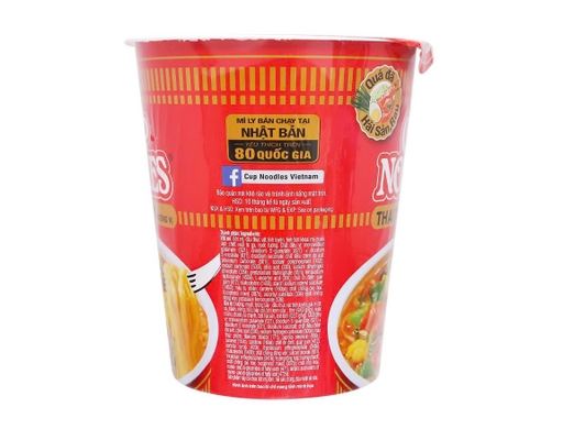 Thùng 24 Mì Ly Yum Vị Thái Tôm - 02926582 Nissin ảnh 3