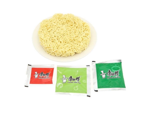 Lốc 5 Mì Ăn Liền Vị Tôm Chả Cá 490g Kang Shi Fu ảnh 3