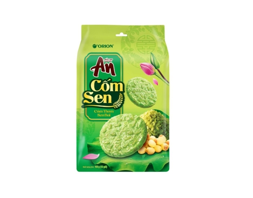 Bánh Gạo Nướng An Cốm Sen 168g Orion ảnh 0