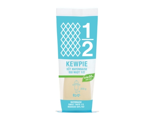 Xốt Mayonnaise Dịu Ngọt 1/2 Chất Béo 130g Kewpie ảnh 0