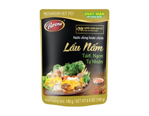 Nước Dùng Hoàn Chỉnh Lẩu Nấm 140g Barona ảnh 0