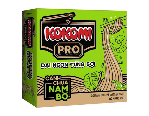 Thùng 30 Gói Mì Pro Hương Vị Canh Chua Tôm 82g - 10121771 Kokomi ảnh 0