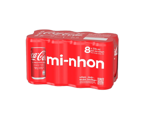 Lốc 8 Nước Giải Khát Sleek 235ml Coca Cola ảnh 0