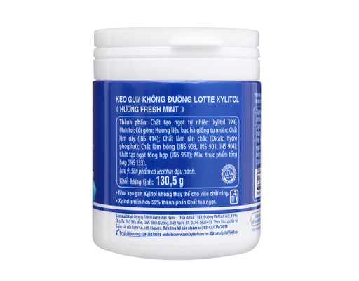 Gum Xylitol Freshmint - 137.8g/130.5g Lotte ảnh 2