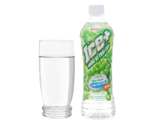 Nước Giải Khát ICE+ Vị Nho Xanh 490ml Kirin ảnh 2