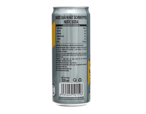 Nước Giải Khát Soda 320ml Schweppes ảnh 1