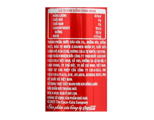 Nước Ngọt Có Gas 320ml Coca Cola ảnh 3
