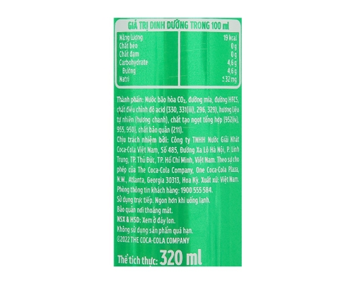Nước Giải Khát Hương Chanh Lon Cao 330ml Sprite ảnh 3