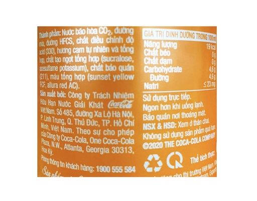 Nước Ngọt Hương Cam 390ml Mirinda ảnh 4