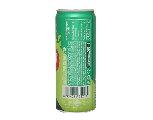 Nước Ngọt Hương Chanh 320ml 7Up ảnh 1