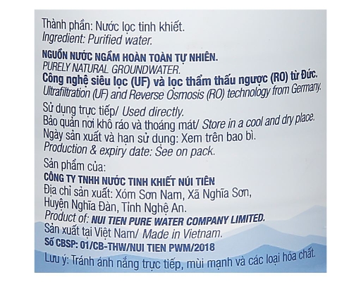 Nước Uống Đóng Chai TH True Water 500ml TH True Water ảnh 2