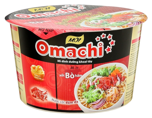 Mì Dinh Dưỡng Khoai Tây Omachi Xốt Bò Hầm Hộp 93G Omachi ảnh 0