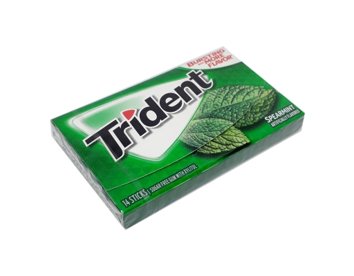 Kẹo Cao Su Không Đường Vị Bạc Hà 26.6g Trident ảnh 1