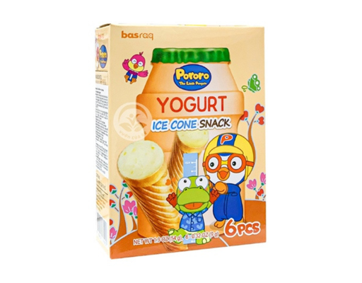 Bánh Kem Ốc Quế Pororo Basraq Vị Sữa Chua 54g