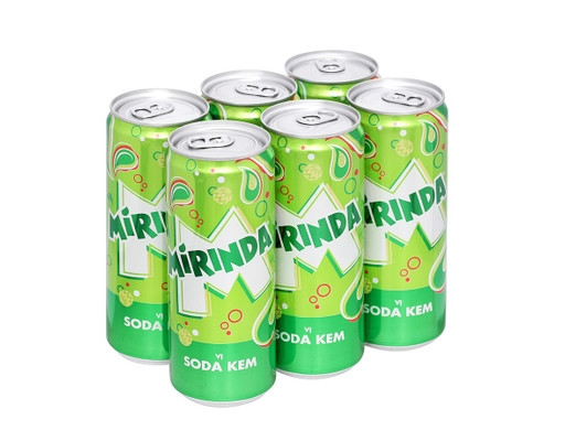 Lốc 6 Lon Nước Ngọt Vị Soda Kem 320ml Mirinda ảnh 1