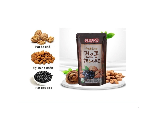 Thùng 20 Bịch Sữa Đậu Đen Óc Chó Hạnh Nhân Sahmyook 190ml Sahmyook ảnh 1