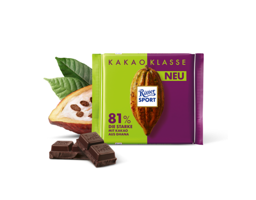 Socola Đen 81% Cacao 100g Ritter Sport ảnh 1