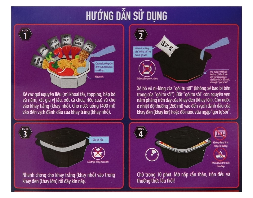 Lẩu Tự Sôi Omachi Bắp Bò Riêu Cua Hộp 276g Omachi ảnh 4
