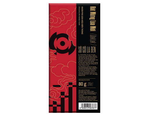 Socola Đen Daklak 71% Thanh 80g Mekong Cocoa ảnh 1