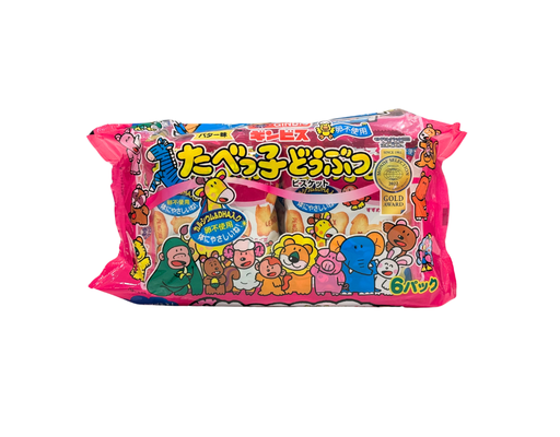 Bánh Quy Bơ Hình Thú Tabekko 138g Ginbis ảnh 0