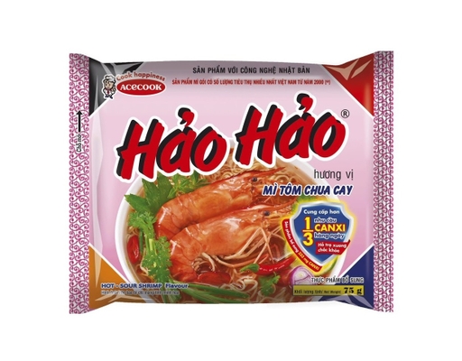 Mì Hảo Hảo Tôm Chua Cay Gói 75g ACECOOK ảnh 1