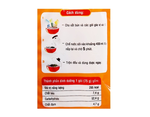 Bún Giò Heo Hằng Nga Gói 75G ACECOOK ảnh 2
