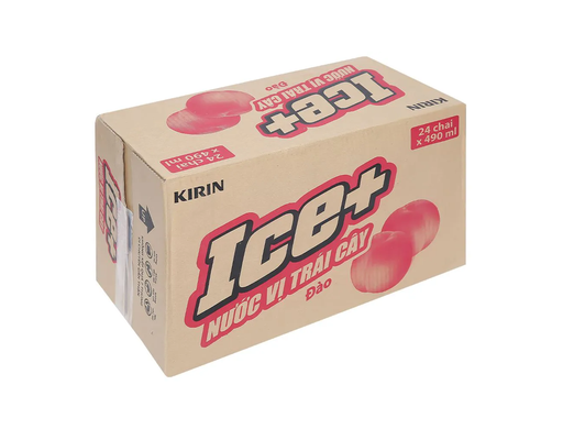 Thùng 24 Nước Giải Khát Ice+ Đào Kirin ảnh 1
