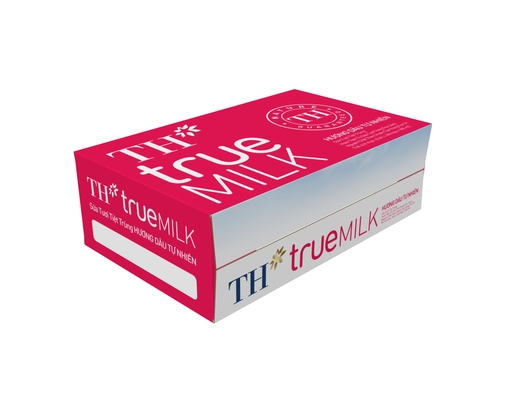 Thùng 48 Hộp Sữa Tươi Tiệt Trùng Th True Milk Hương Dâu 180ml TH True Milk ảnh 1