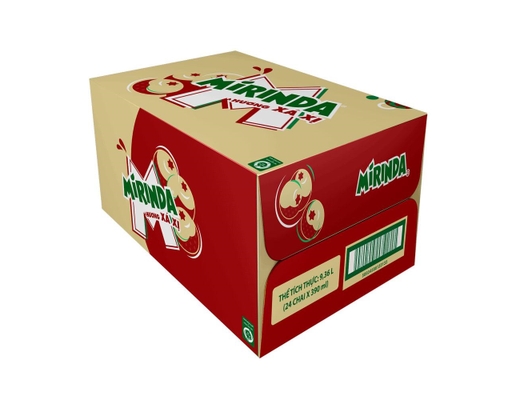 Thùng 24 Lon Nước Giải Khát Sá Xị Chai Pet 390ml Mirinda ảnh 1