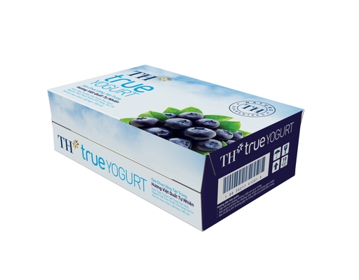 Thùng 48 Hộp Sữa Chua Uống Tiệt Trùng Th True Yogurt Hương Việt Quất 180ml TH True Milk ảnh 2