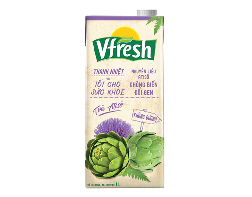 Thùng 12 Trà Atiso Không Đường 1L Vfresh ảnh 1