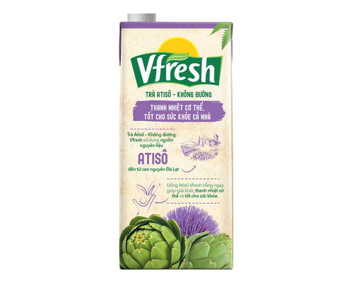 Thùng 12 Trà Atiso Không Đường 1L Vfresh ảnh 2