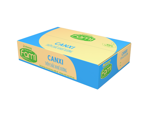 Thùng 36 Hộp Sữa Đậu Nành Fami Canxi 200ml Fami ảnh 0