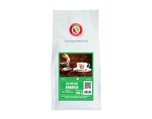 Cà Phê Hạt Rang Arabica Gói 200g Copen ảnh 0