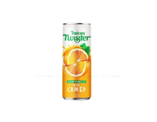 Lốc 6 Lon Cam Ép Sleek 320ml Twister ảnh 3